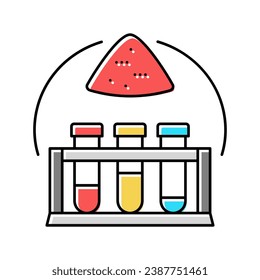 inorganic chemistry color icon vector. inorganic chemistry sign. isolated symbol illustration