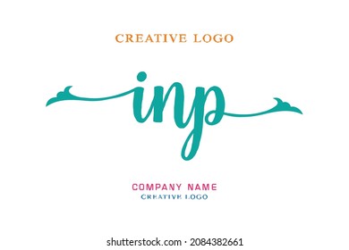 INP lettering logo is simple, easy to understand and authoritative