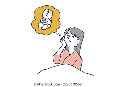 Inpatient woman who wants to have a baby in the future