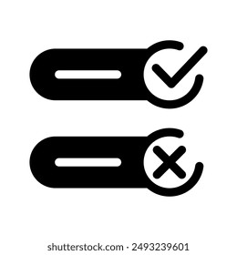 Input Validation Icon Vector Symbol Design Illustration