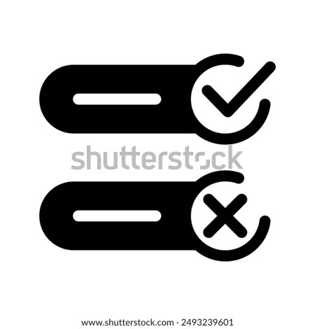 Input Validation Icon Vector Symbol Design Illustration