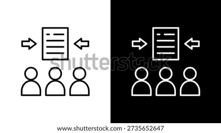 Input White Icon Set Design