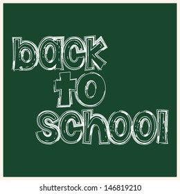 Inscription "back to school" 