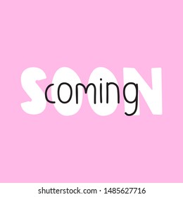Coming Soon Pink Stock Vectors Images Vector Art Shutterstock