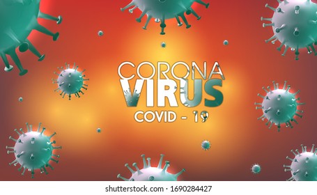 Inscription COVID-19. World Health Organization WHO introduced new official name for Coronavirus disease named COVID-19.Wuhan virus disease