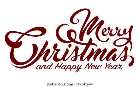 Inscription Marry Christmas