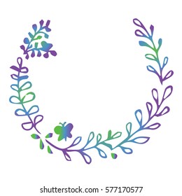 The inscription spring with twigs on white background vector illustration. Hand drawn word. Cloth design, wallpaper, wrapping, textiles, paper, cards, invitations, holiday