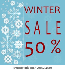 INSCRIPTION WINTER SALE 50 %