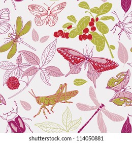 Insect background design