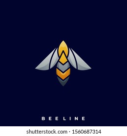 Insect Bee Color Illustration Vector Template, Suitable for Creative Industry, Multimedia, entertainment, Educations, Shop, and any related business