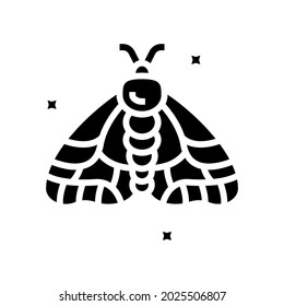 insect boho glyph icon vector. insect boho sign. isolated contour symbol black illustration