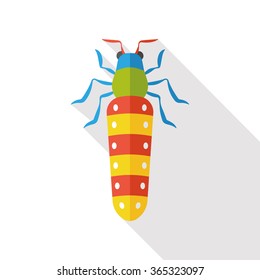 insect bug flat icon
