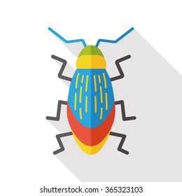 insect bug flat icon