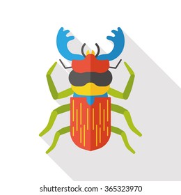 insect bug flat icon