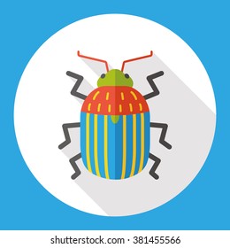 insect bug flat icon