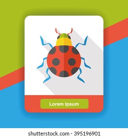 insect bug flat icon