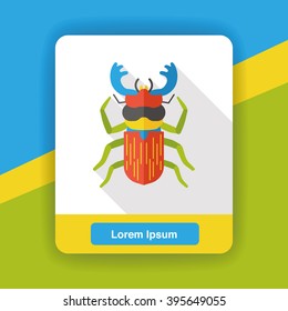 insect bug flat icon