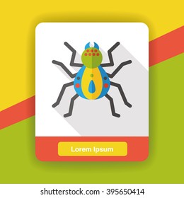 insect bug flat icon