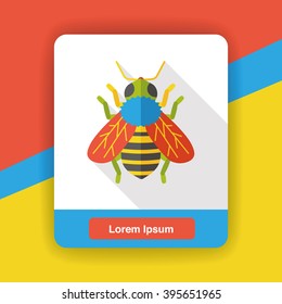 insect bug flat icon