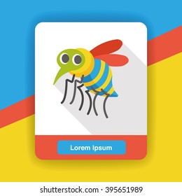 insect bug flat icon