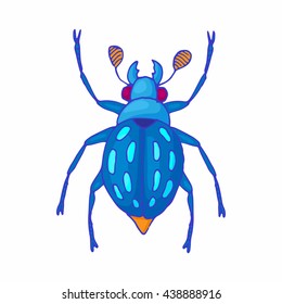 Insect bug icon, cartoon style