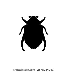 Insect bug icon silhouettes vector design illustration, isolated white background