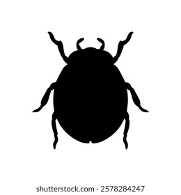 Insect bug icon silhouettes vector design illustration, isolated white background