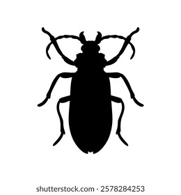 Insect bug icon silhouettes vector design illustration, isolated white background