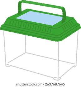 An insect cage is a container for raising or temporarily housing insects or small animals.