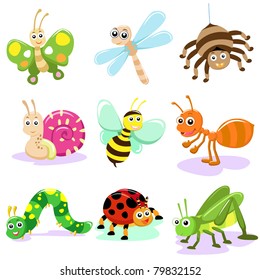 Insect CARTOON SET