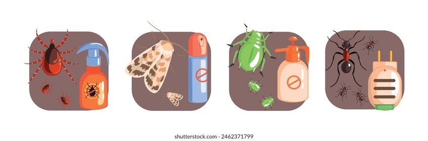 Control de insectos y Vector químico de exterminación de parásitos