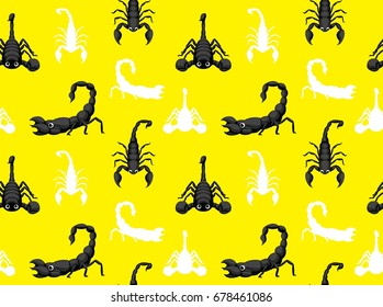 Insect Cute Scorpion Seamless Wallpaper