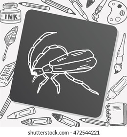 insect doodle
