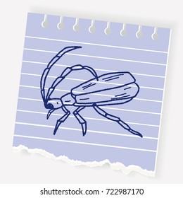 insect doodle
