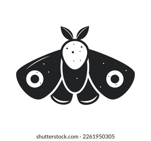 insect esoteric colorless icon isolated