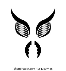 Insect Face icon. head insect. good for logo,icon,mascot,sign,symbol or emblem