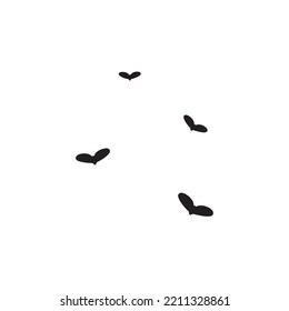 Insect fly icon logo illustration vector