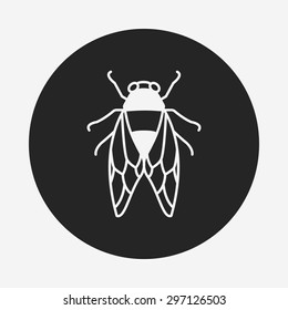 Insect Line Icon Stock Vector (Royalty Free) 296912294