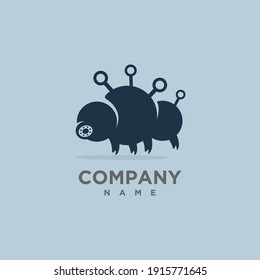 insect icon, caterpillar icon,  flexible but still has character, clean neat and modern design.