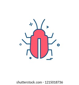 Insect icon design vector 