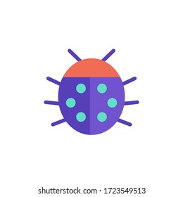 insect icon flat design vector. isolated on white background