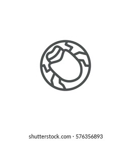 insect icon. sign design