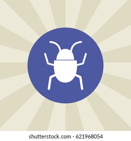 insect icon. sign design. background