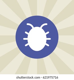 insect icon. sign design. background