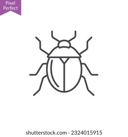 insect icon vector, bug icon vector, insect icons vector, fly icon vector, pixel perfect