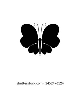 insect icon vector. butterfly vector graphic illustration. eps 10