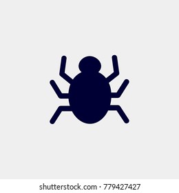 insect icon, Vector illustration. bug icon vector