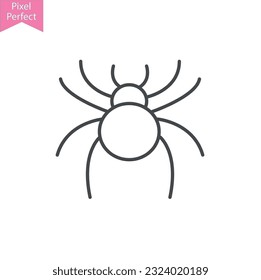 insect icon vector, insect line icon vector