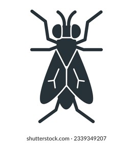 Insect icon vector on trendy style for design and print
