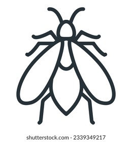 Insect icon vector on trendy style for design and print